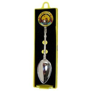 Chicago Luke-A-Tuke Yellow Spinning Top Souvenir Tea Spoon w/Box